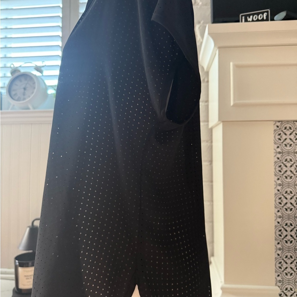 Banana Republic Black Boxy Short Sleeve Blouse - Picture 7 of 10